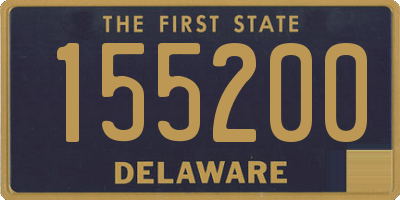 DE license plate 155200