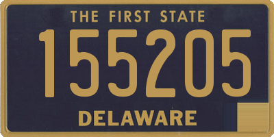 DE license plate 155205