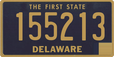 DE license plate 155213