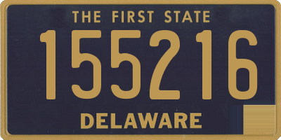 DE license plate 155216