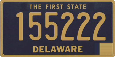 DE license plate 155222