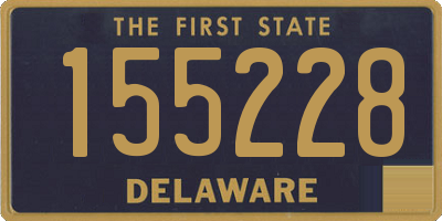 DE license plate 155228