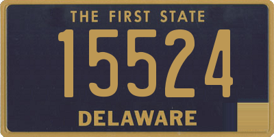 DE license plate 15524