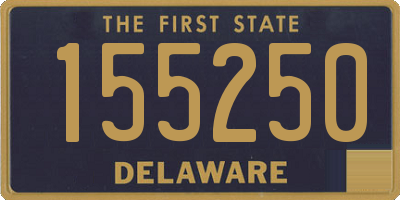 DE license plate 155250