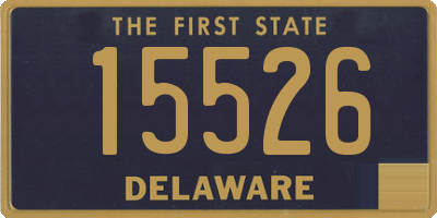 DE license plate 15526