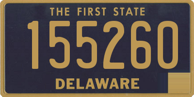 DE license plate 155260