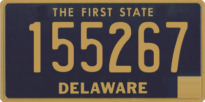 DE license plate 155267