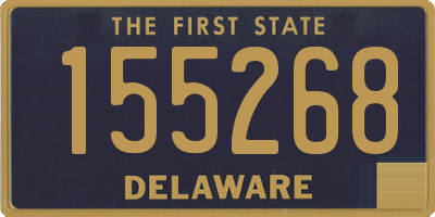 DE license plate 155268