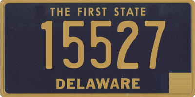 DE license plate 15527