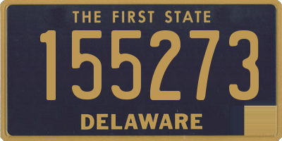 DE license plate 155273