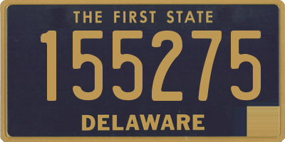 DE license plate 155275