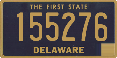 DE license plate 155276