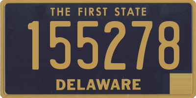 DE license plate 155278