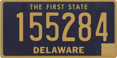 DE license plate 155284