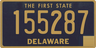 DE license plate 155287