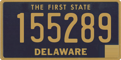 DE license plate 155289