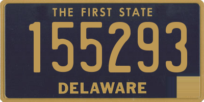 DE license plate 155293