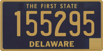 DE license plate 155295