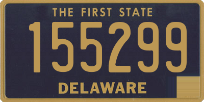 DE license plate 155299