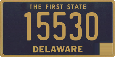DE license plate 15530