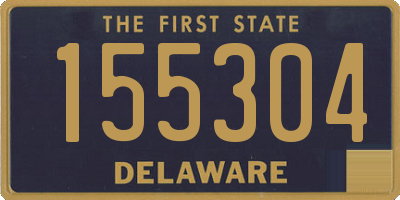 DE license plate 155304