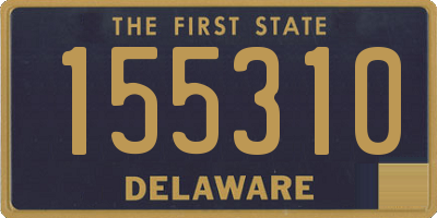 DE license plate 155310