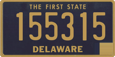 DE license plate 155315