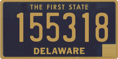 DE license plate 155318