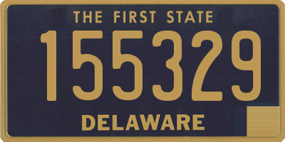 DE license plate 155329