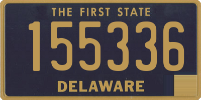 DE license plate 155336