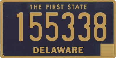 DE license plate 155338