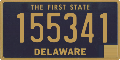 DE license plate 155341