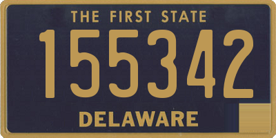 DE license plate 155342