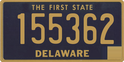 DE license plate 155362