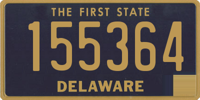 DE license plate 155364