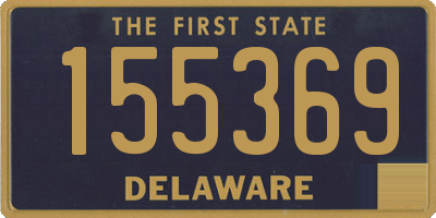 DE license plate 155369