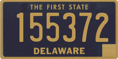 DE license plate 155372