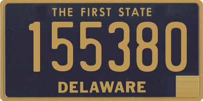 DE license plate 155380