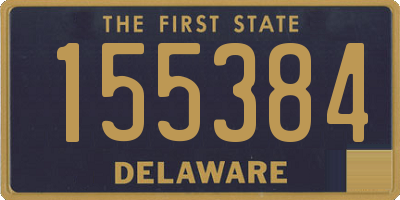 DE license plate 155384