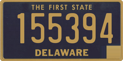 DE license plate 155394