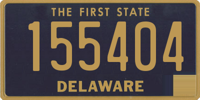 DE license plate 155404