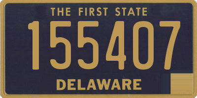 DE license plate 155407