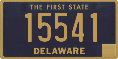 DE license plate 15541