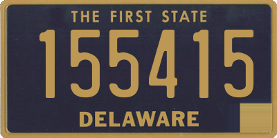 DE license plate 155415