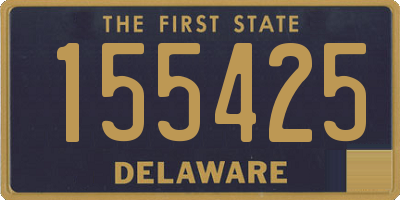 DE license plate 155425