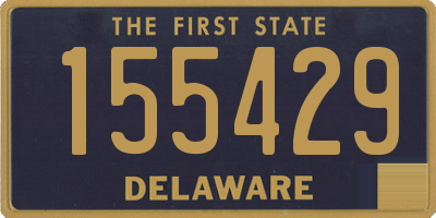 DE license plate 155429