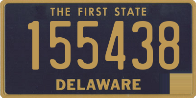 DE license plate 155438