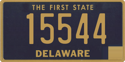 DE license plate 15544