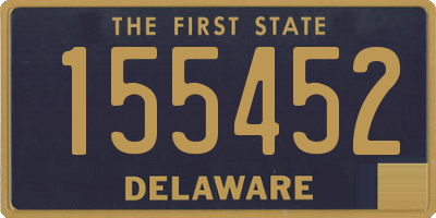 DE license plate 155452