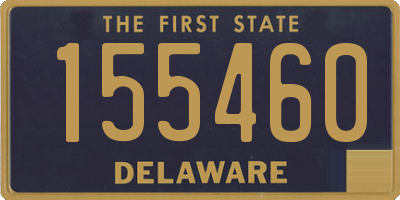 DE license plate 155460